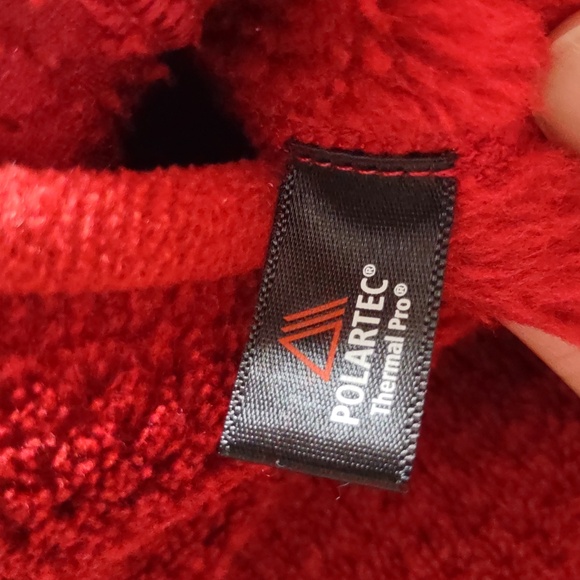 Patagonia Medium Red T-Snap Textured Pullover Fleece - Picture 12 of 16